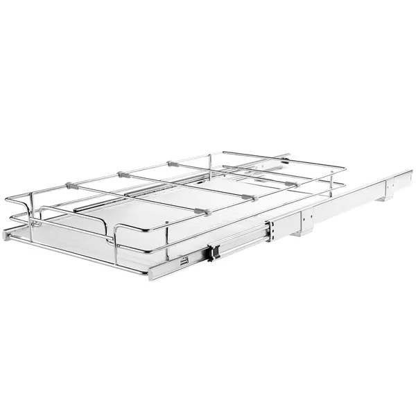 12.5Wx16.5Dx3.5H Pull Out Cabinet Organizer, Heavy Duty Slide Out Pantry Shelves, Steel Roll Out Drawers, Sliding Drawer Storage for Home Under Sink, 14Wx17.5Dx7H Install Size for Cabinet - Image 7