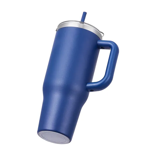 40 oz Insulated Water Bottle, Stainless Steel Sports Coffee Cup with Lid, Handheld Travel Coffee Mug Double Walled, Camping Hydration Flask Leakproof, for Indoor/Outdoor School, Work, Blue - Image 12