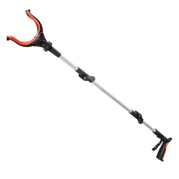 Grabber Reacher Tool, 43 Foldable Reacher Grabber Pickup Tool with 360掳 Rotating Jaw, Magnet and LED Light, Lightweight Grabber Reacher Tool for Seniors, Extra Long Trash Picker Upper Grabber - Image 5