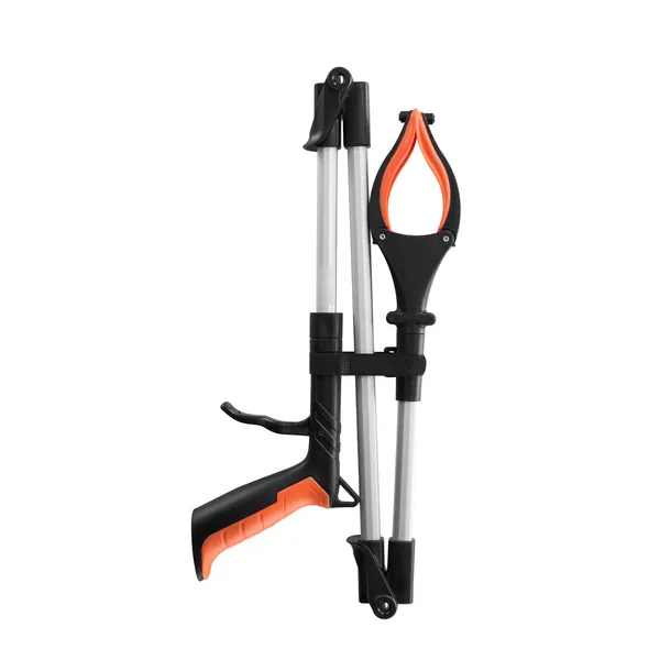 Grabber Reacher Tool, 43 Foldable Reacher Grabber Pickup Tool with 360掳 Rotating Jaw, Magnet and LED Light, Lightweight Grabber Reacher Tool for Seniors, Extra Long Trash Picker Upper Grabber - Image 7