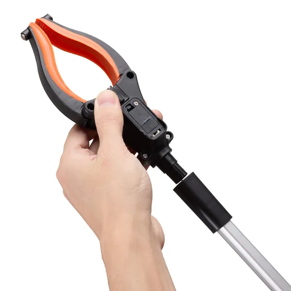 Grabber Reacher Tool, 43 Foldable Reacher Grabber Pickup Tool with 360掳 Rotating Jaw, Magnet and LED Light, Lightweight Grabber Reacher Tool for Seniors, Extra Long Trash Picker Upper Grabber - Image 9