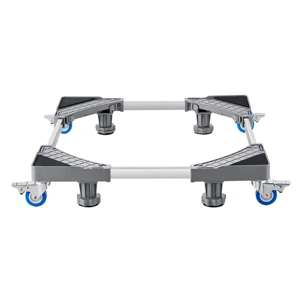 Mini Fridge Stand, 400 lbs Load, 4 Strong Feet, 4 Locking Swivel Wheels, Washer and Dryer Pedestal, Multi-Functional Adjustable Base for Washing Machine, and Refrigerator, Universal Mobile Base - Image 4