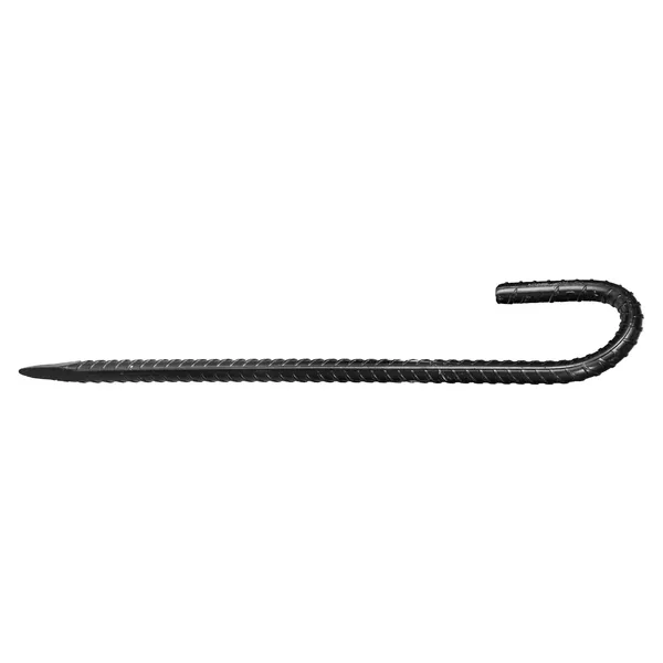 Rebar Stakes, 12-Inch, Heavy-Duty 0.4 in Diameter J Hook, Galvanized Steel Ground Anchors with Chisel Point End & Rust-Resistant Coating, for Gardening Support, Fence, Camping Tents (16-Pack) - Image 7